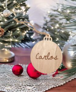 Adornos de navidad personalizados