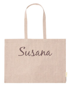 Bolso de Algodón Reciclado Bonillo 15 Bolso Bonillo natural texto