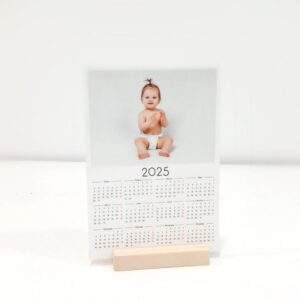 Calendario A5 vertical personalizado + Peana