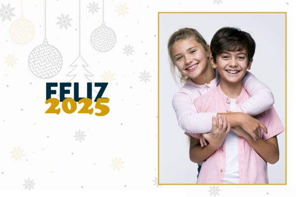 Díptico de navidad personalizado Mod. Elegante - Imagen 3