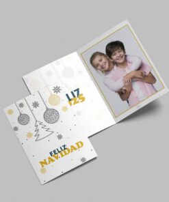 Diptico de navidad personalizado