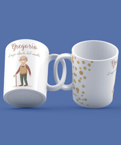 Taza de cerámica personalizada