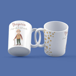 Taza de cerámica personalizada Mod. Abuelo