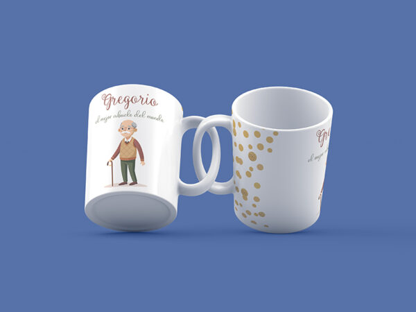 Taza de cerámica personalizada Mod. Abuelo