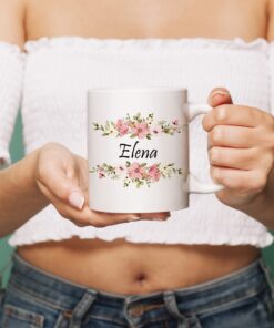 Taza de cerámica personalizada