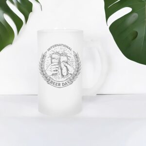 Jarra personalizada de Cerveza Esmerilada