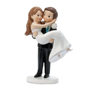 Figura para tarta de boda Novia en Brazos