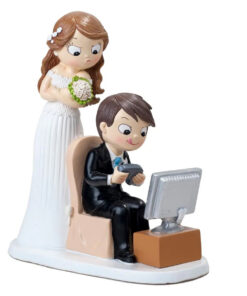 Figura para tarta de boda