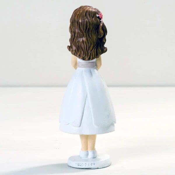 Figura para tarta de comunión Niña Vestido Y917 - Imagen 2