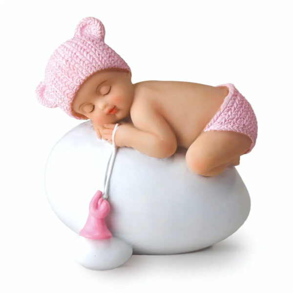 Figura para tarta de baby shower Bebe sobre Huevo Y944