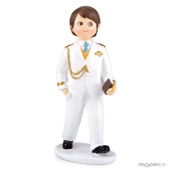Figura para tarta de comunión Niño Almirante Y968