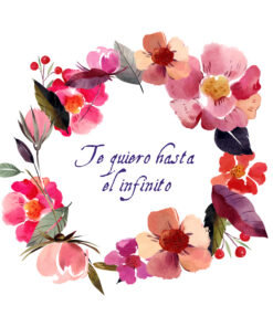 Azulejo Decorativo "Te quiero" 3 Azulejo Personalizado Te Quiero hasta el infinito