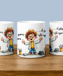 Taza  Divertida "No pares ahora... el futuro te está esperando"