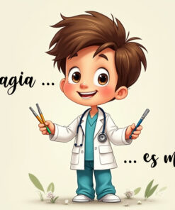 Taza Divertida No es magia... es medicina 3 Taza divertida