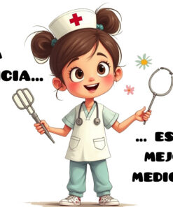 Taza Divertida La paciencia es la mejor medicina (chica) 3 Taza Divertida