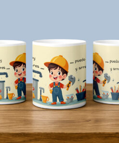 Taza  Divertida "Soy multitarea... puedo romperlo y arreglarlo"