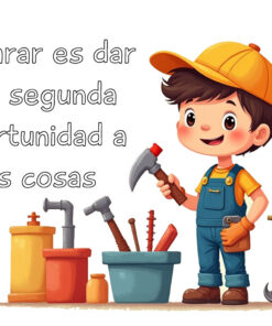 Taza "Reparar es dar una segunda oportunidad" 3 Taza Divertida