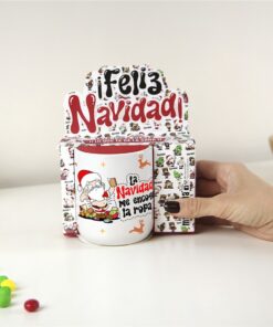 Taza de Navidad Me Encoje la Ropa 5 taza de navidad me encoje la ropa