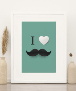 Lámina Moustache