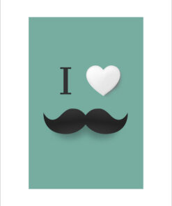 Lámina Moustache 3 Lámina Decorativa Moustache