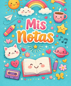 Libreta Personalizada "mis notas" 3 Mis notas