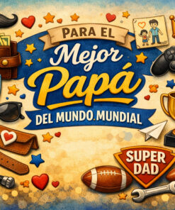 Alfombrilla de Ratón para el mejor papá 3 Para el mejor papa scaled